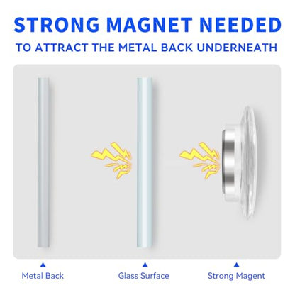 Maxtek Magnetic Glass Whiteboard 36x 24 in, Frameless Glass Board for Wall - size: 36"W x 24"H