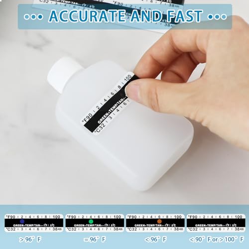 3oz Urine Test Complete Kit, 2 Smaller Translucent Portable Empty Bottle, Hidden Hi-Stretch Leg Strap and Thermal Sample Bag, 10 Temperature Test Strips, Urine Bottle Kit Test Practice at Home
