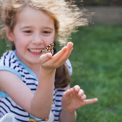 Insect Lore Live Butterfly Garden Growing Kit - 10 Live Baby Painted Lady Caterpillars - Dome Observation Habitat - Grow, Raise and Release Painted Lady Butterflies from The USA - style: Farm Habitat
