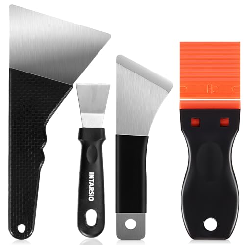 High-Quality 3D Printer Tool Removal Scraper Kit, 4 Types of Sharpened Blades & 10 Extra Blades, 3D Printer Scrapers for Fast Separation Large Medium Small Models, Great 3D Printer Accessories Gifts - style: 4-IN-1 Professional Spatula