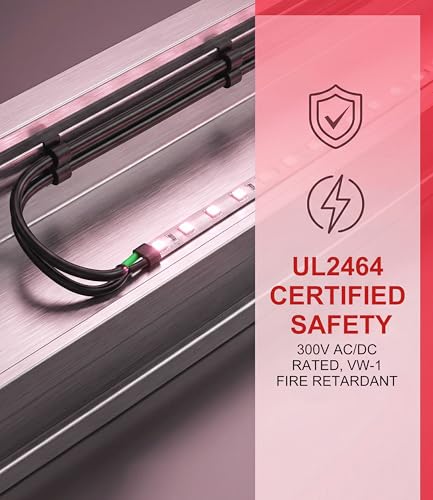 XINWANG 20AWG 2-Conductor Electrical Wire, UL2464, 32.81FT - size: 20AWG-2C(2x0.52mm²)-10M