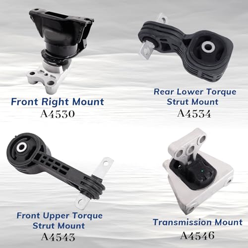 Engine Motor and Trans Mount Set of 4 Replaces # A4530 A4534 A4546 A4543 - size: 2006-2011 Civic 1.8L