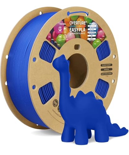OVERTURE Easy PLA 1.75mm, Easy to Print Filament, 1kg Cobalt Blue - color: Easy Cobalt Blue