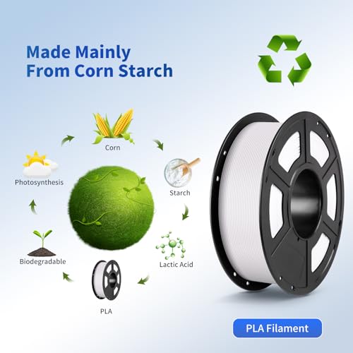 ANYCUBIC 3D Printer Filament Multicolor PLA Bundle 4KG - color: 4*1kg Pla (Black & White & Texture Grey & Clear)