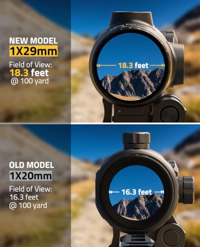 CVLIFE Eaglefeather 3X/4X/5X/6X Compact Magnifier with Quick Release Mount - size: 6X