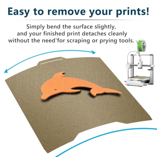 1PK SPARKX i7 Build Plate No Glue Stick Texture PEI Plate forCreality SPARKX i7 301x267 Build Plate Flexible Removable Spring Steel Plate,Easy Release Printed,Heatbed for Creality SPARKX i7 3D Printer