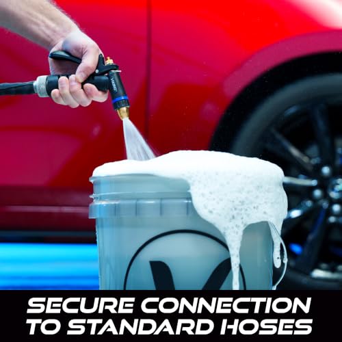 VIKING Hose Nozzle, Garden Hose Nozzle, Adjustable and Heavy Duty for Washing Car, Watering Plants, Washing Pets, and Home Use, 2 Pack - size: 2 Pack