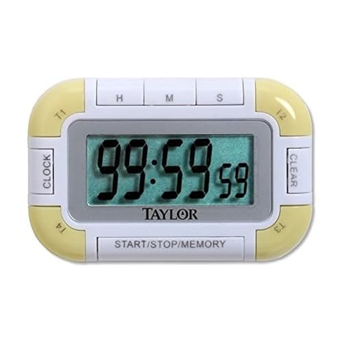 Taylor Digital Kitchen Timer with Clock