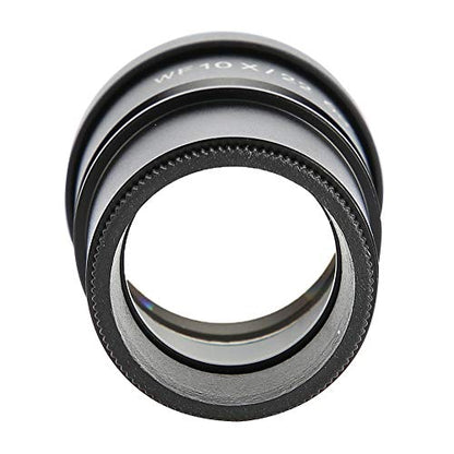 Microscope Eyepiece, WF006G-a WF10X 22mm Wide-Angle Eyepiece Stereo Microscope Ocular Lens 30mm