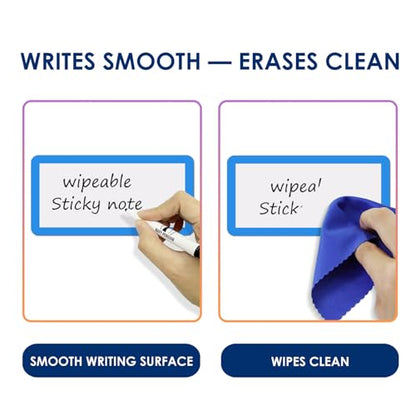 Dry Erase Magnets 4x2 in, Magnetic Notes & Labels for Whiteboard & Fridge - size: 4x2 in