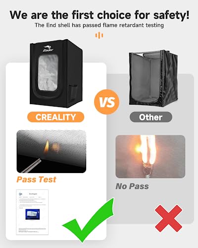 Creality Official 3D Printer Enclosure Fireproof and Dustproof Tent Constant Temperature Protective Cover Storage 480*600*720mm for Ender 3/Ender 3V2/Ender 3S/S1/S1 Pro/Ender 3Pro/Ender 3 Neo/3 V2 Neo - color: Ender 3 Enclosure