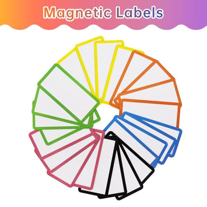 Dry Erase Magnets 4x2 in, Magnetic Notes & Labels for Whiteboard & Fridge - size: 4x2 in