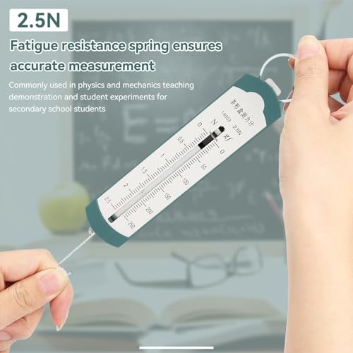 4Pcs Spring Scales for Science Classroom, Professional High Accuracy Bar Portable Spring Dynamometer for Student Physics Experiment Teaching Demonstration (2.5N) - size: 2.5N