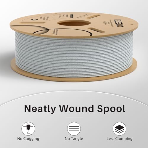 ELEGOO PLA 3D Printer Filament 1.75mm Marble 1KG - color: Marble, size: 1kg