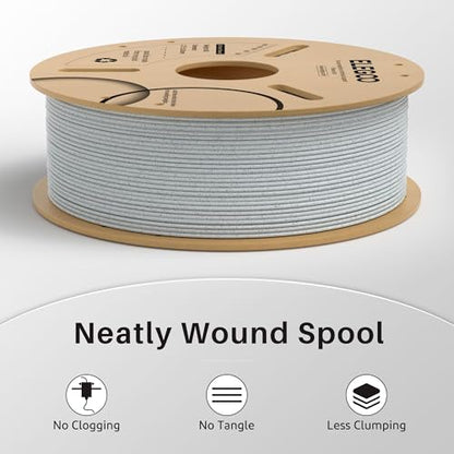 ELEGOO PLA 3D Printer Filament 1.75mm Marble 1KG - color: Marble, size: 1kg