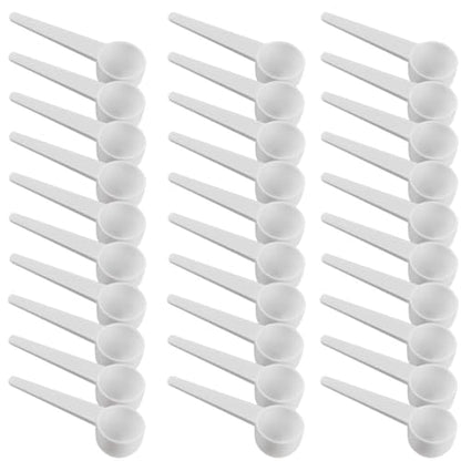 Twdrer 40-Piece 15ml Measuring Spoons, Long Handle, Disposable Plastic