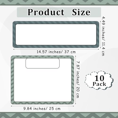 Feifeiya 11 Pcs Magnetic Organization Classroom Objectives Board