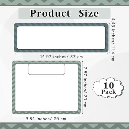 Feifeiya 11 Pcs Magnetic Organization Classroom Objectives Board
