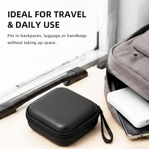 Multi-meter Case, 3.6 In EVA Waterproof Hard Tool Storage Case 1Pcs - color: Black, size: 3.6x3.6x2 in(PU Leather)