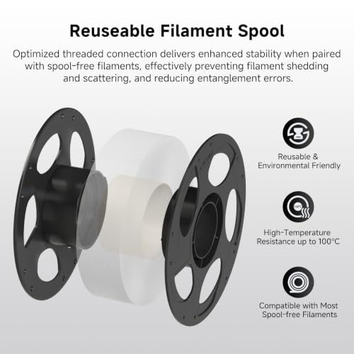 ANYCUBIC PA6-CF Carbon Fiber 3D Printer Filament 1.75mm, 0.5KG, Black - color: 0.5kg Pa6-cf Black
