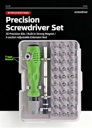 32-in-1 Precision Screwdriver Set, Professional Magnetic Mini Repair Tool Kit for Electronics, Phone, Laptop, Watch, Eyeglasses, Toys and Computers
