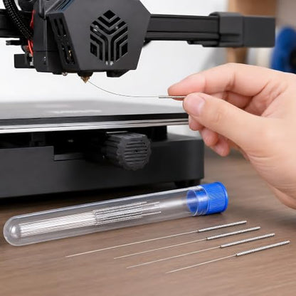 10Pcs 3D Printer Nozzle Cleaning Kit Stainless Steel Precision Needles Tool