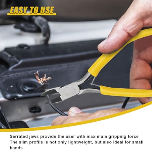 ZIMISI Mini Needle Nose Plier with Grip Handle (Needle Nose) - size: Needle Nose Plier