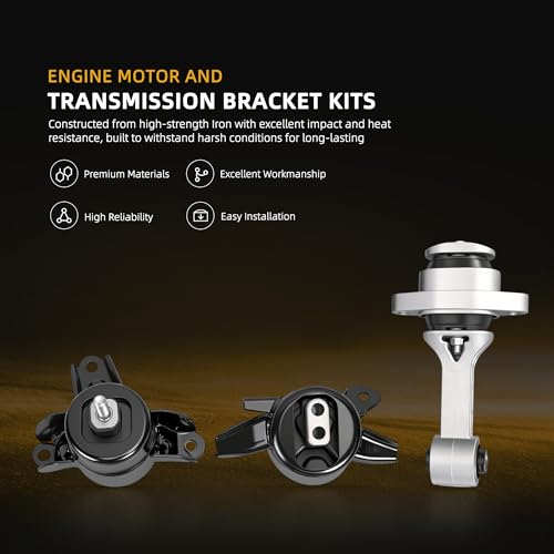 Engine Motor Mount Transmission Bracket Kits for Hyundai Elantra - style: for Elantra/Accent/ Veloster 2011-2017
