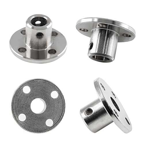 6mm Flange Shaft Coupling, 4 PCS - size: 6mm, style: 4PC