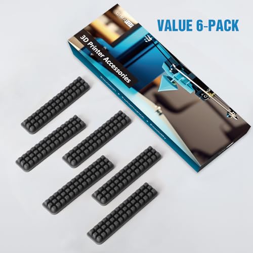 Nozzle Wiper Replacement for Bambu Lab A1 – 6 Pack, Silicone Nozzle Brush Cleaning Kit, 3D Printer Replacement Accessories - color: A1