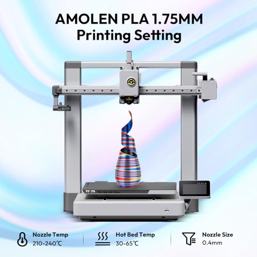 AMOLEN Silk PLA 3D Printer Filament, Shiny Multicolor Rainbow PLA Filament 1.75mm, Fast Color Change PLA 3D Printing Filament for Most FDM 3D Printer, Blue Red YellowGreen - color: Blue/Red/Yellow