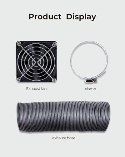 Creality Official Fan Extraction Kit for Ender Plus 3D Printer Enclosure with Fan Interface and Laser Engraver Enclosure - color: Fan Extraction Kit