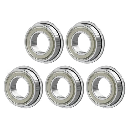 5PCS F682ZZ Flange Ball Bearing, 2x5x2.3mm, Miniature - size: F682ZZ Size2×5×2.3mm