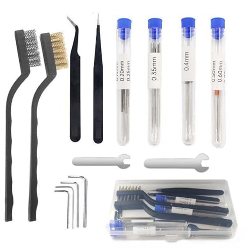 48 PCS 3D Printer Nozzle Cleaning Kit Brushes