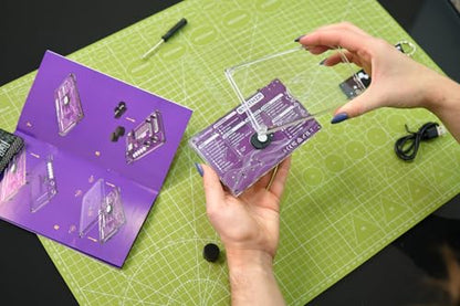 CircuitMess DIY Music Machine Kit | Build Your Own Synthesizer & Light Show | STEM Electronics Kit for Kids & Teens (Ages 9+) (Synthia 2.0)