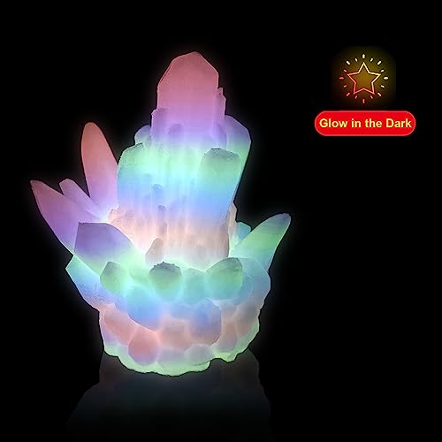 RepRapper Glow in the Dark White to Rainbow PLA Filament 1.75mm (+- 0.03mm) 2.2lb (1kg) for 3D Printer, White Material with Rainbow Multicolor Glow Effect - color: 1 Glow White to Rainbow 1kg