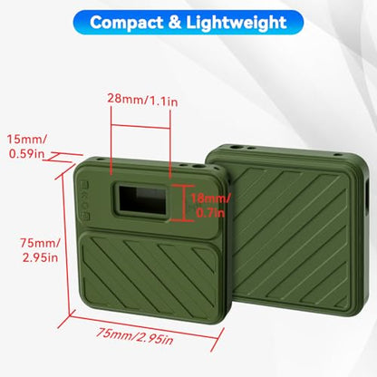 Heltec V3 Case for ESP32 LoRa V3 Development Board Custom Meshtastic Case with Antenna Port and Charging Slot (N32 Plus, Green) - color: Dark Green
