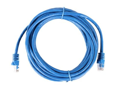 Monoprice 14FT 24AWG Cat5e 350MHz UTP Ethernet Bare Copper Network Cable - Blue - color: Blue, size: 14 Feet