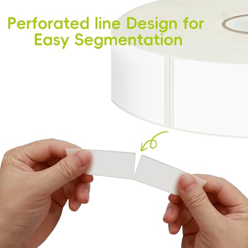 1200 Blank Removable Freezer Labels with Perforation Line for Easy Distribution and Use. Waterproof and Oil-Resistant, Suitable for Food Containers, Jars, and Kitchen Organization.(1 "x 3") - size: 1200 Pcs - 1 "x 3"