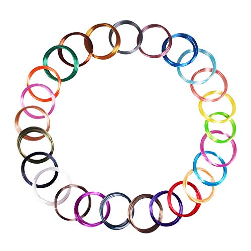 25 Colors Silk Shiny PLA Filament Sample Pack, Each Color 4 Meter Length, Total 100m 3D Printer 3D Pen Material Refill, with Extra 2 Finger Caps by MIKA3D - color: Pla Silk Metal and Silk Bright - 25 Colors