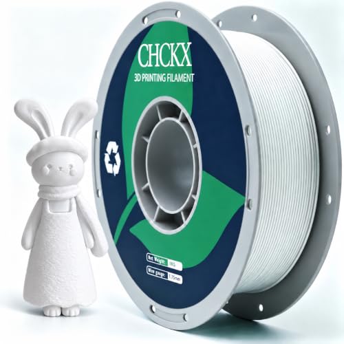 PETG 3D Printer Filament 1.75mm, +/-0.02mm Tolerance, 1kg Spool (2.2lbs),White - color: White, size: PETG