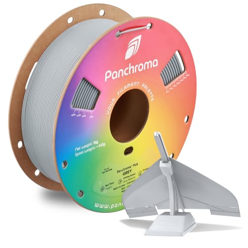 Polymaker Panchroma PLA Filament 1.75mm, 1kg, Grey - color: Basic Pla - 1.75mm Grey (Hex Code: #8c9099), size: 1kg