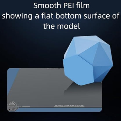 Creality K1 SE Build Plate Kit, K1C Flexible Spring Steel Bed Plate 235x235mm 3D Printer Platform Smooth Surface PEI Sheet Build Surface for K1/Ender 3 S1/3 V3 SE/3 V3 KE/3 V3(Without Magnetic Base) - size: 235*235mm
