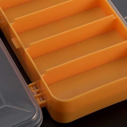 Double Sided Small Parts Organizer Box, 13 Compartments Storage Case