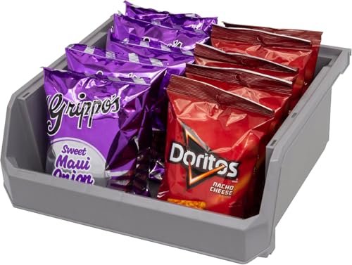 ReadySpace Extra Large Stackable Plastic Storage Bins, 4-Pack, Grey - color: Grey, size: Extra Large, 4-Pack