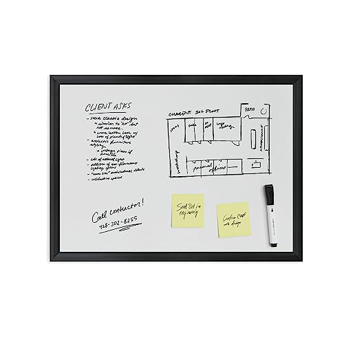 U Brands Magnetic Whiteboard, White Board Dry Erase Board for Wall, 24 x 18 - size: 23"W x 17"H