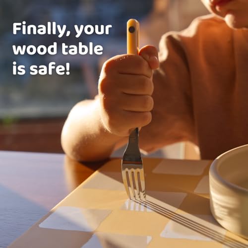 APLAINR Silicone Kids Placemats, Set of 2, Oat Cream - color: Oat Cream