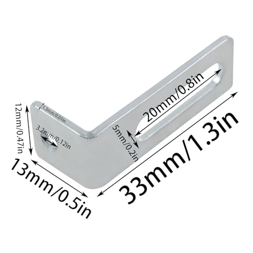 12 Sets White Board Hanging Kit with L-Shaped Mounting Brackets