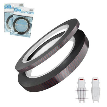 stedi Hobby Precision Scribing Tape with Printed 1mm Scale Ruler, Self-Adhesive Masking Tape for Carving, Engraved Lines, Panel Line, Gundam & Scale Model(3mmx33m+6mm*33m/2pcs) - style: Measuring Tape