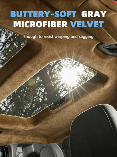 Brown Headliner Fabric Ultra-Fine Velvet - 96" L × 60" W Auto Head Liners, Fabric Tube Packaging with Foam Backing for Cars, Trucks, SUVs, RVs, Boats - Home Repair/DIY Headliner Material - color: Brown, size: 96"L×60"W